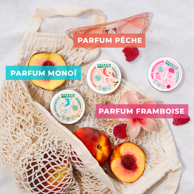 Energie Fruit Déocrème 48H parfum pêche blanche Bio, 45 g | Parashop.com
