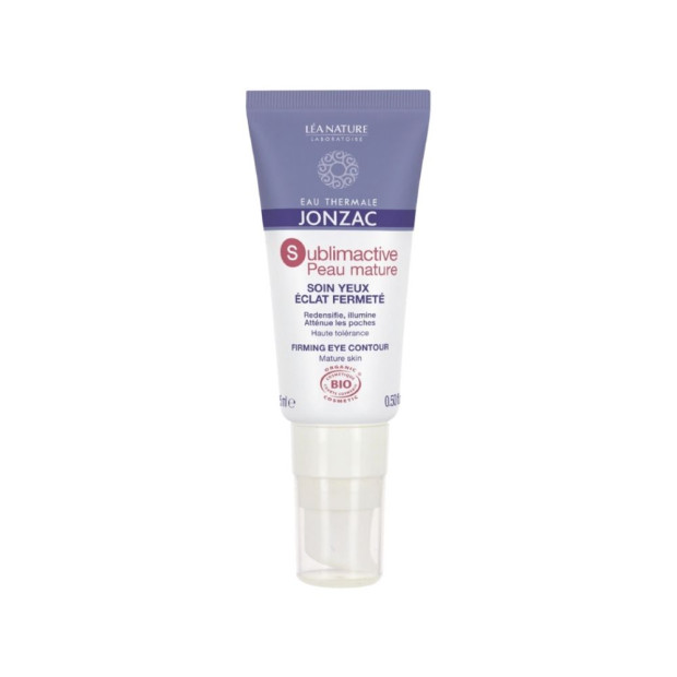 Jonzac SUBLIMACTIVE Peau Mature Soin Yeux Éclat Fermeté Bio, 15ml | Parashop.com