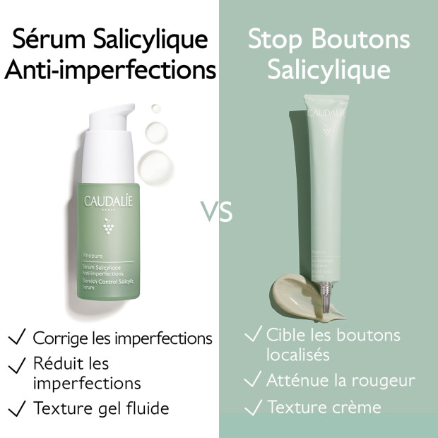 Caudalie VINOPURE Stop boutons salycilique, 15ml | Parashop.com