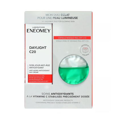 Duo Éclat Et Antioxydant Daylight C20 + Capsule Masque Peel Off OFFERTE
