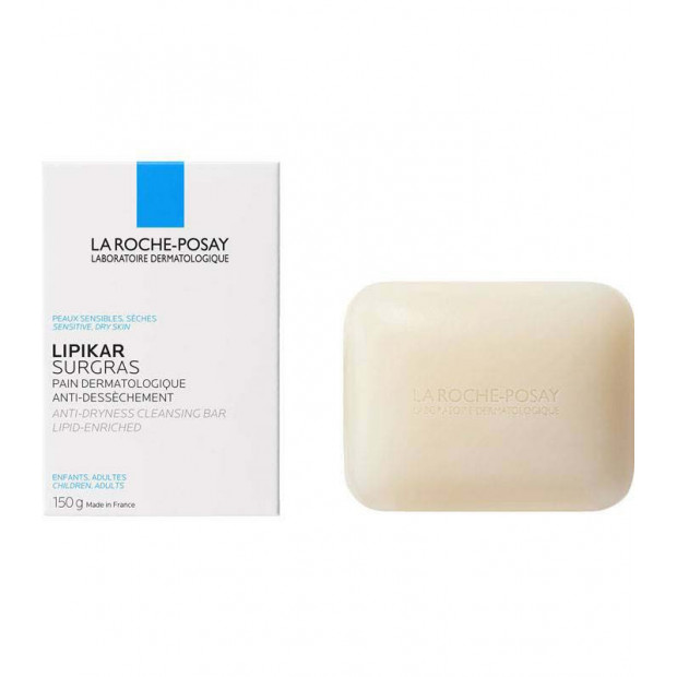 LIPIKAR Pain Physiologique Anti-Dessèchement. 150g La Roche-Posay - Parashop