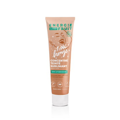 Energie Fruit Autobronzant Concentré Teinté Sublimant Bio, 100ml | Parashop.com