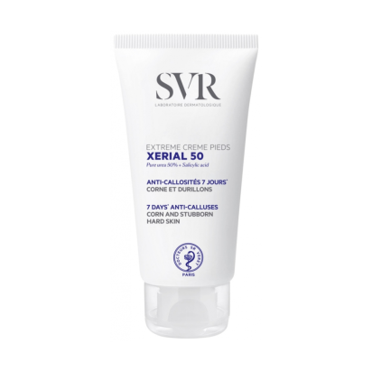 SVR XERIAL 50 Extrême Crème Pieds à 50% d'Urée, 50ml | Parashop.com