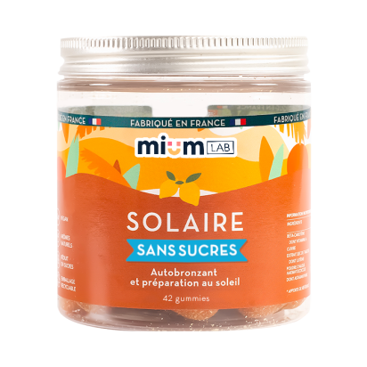 Gummies Solaire Sans Sucre, 42 Gummies