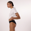 Culotte Menstruelle Sans Couture Flux Moyen Noir Xxl