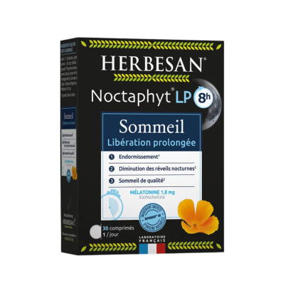 Noctaphyt Lp 8H Sommeil Libération Prolongée, 30 Comprimés