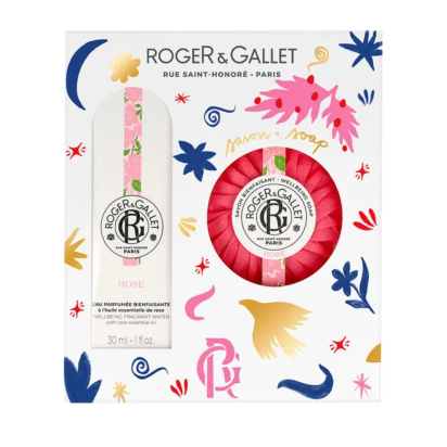 Rose Coffret Eau Parfumée Bienfaisante 30ml Et Son Savon 100G