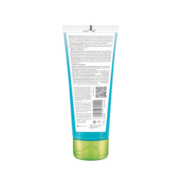 Bioderma SEBIUM Gel Moussant Nettoyant Purifiant, 100ml | Parashop.com