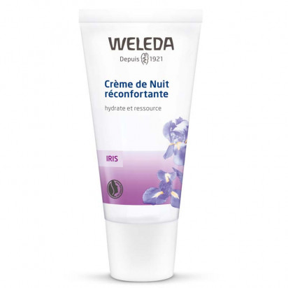 Crème de Nuit réconfortante à l'Iris, 30ml Weleda - Parashop
