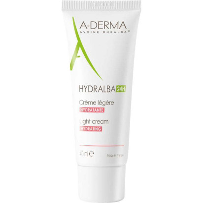 HYDRALBA 24H Crème Hydratante Légère, 40ml A-Derma - Parashop