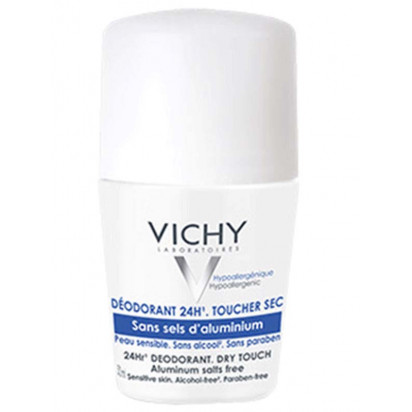 Déodorant sans sels d'aluminium. Lot de 2 Roll-on 50ml Vichy - Parashop