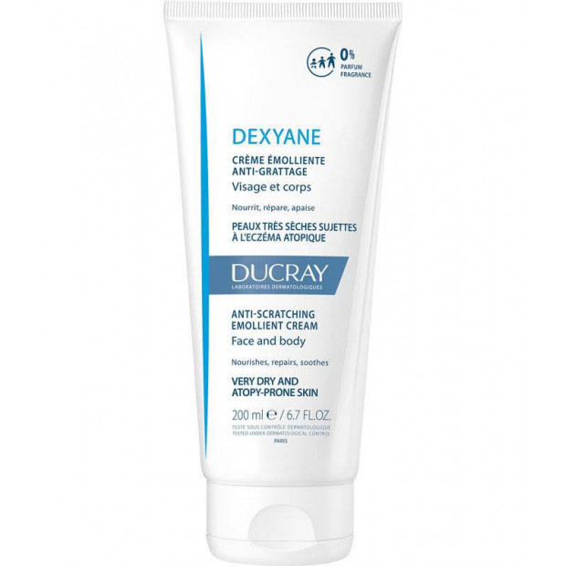 DEXYANE Crème émolliente anti-grattage, 200ml Ducray - Parashop