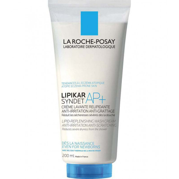 LIPIKAR SYNDET Gel-Crème Nettoyant Anti-Irritations, 200ml La Roche-Posay - Parashop