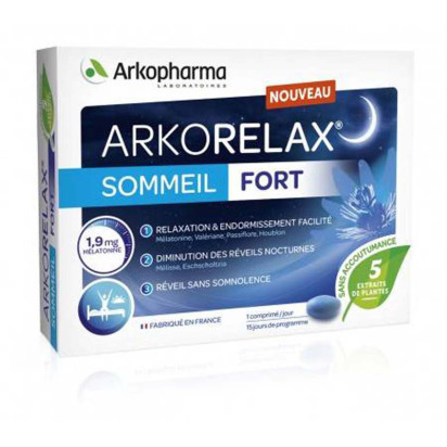 ARKORELAX® Sommeil Fort. Bt 15 cps Arkopharma - Parashop