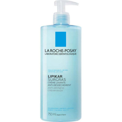 LIPIKAR Surgras crème lavante, 750ml La Roche-Posay - Parashop