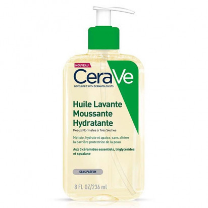 Huile lavante moussante hydratante, 236ml Cerave - Parashop