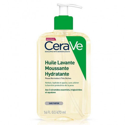 Huile lavante moussante hydratante, 473ml Cerave - Parashop