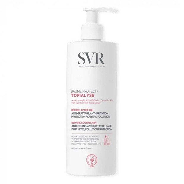 TOPIALYSE Baume protect+ anti-grattage, anti-irritation, apaisant 48h, 400ml SVR - Parashop