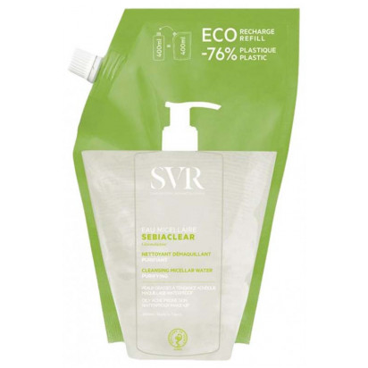 SEBIACLEAR Eau micellaire éco-recharge, 400ml SVR - Parashop