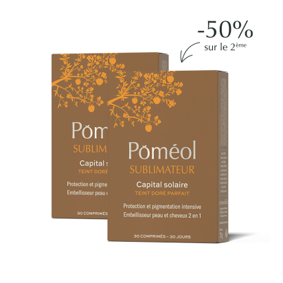 Poméol SUBLIMATEUR Préparateur soleil, 60 Comprimés | Parashop.com
