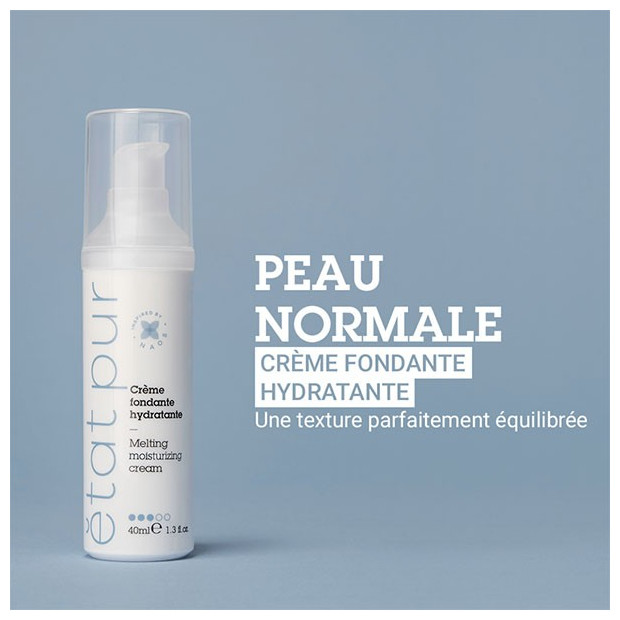 Crème Fondante Hydratante Visage et Cou, 40ml Etat pur - Parashop