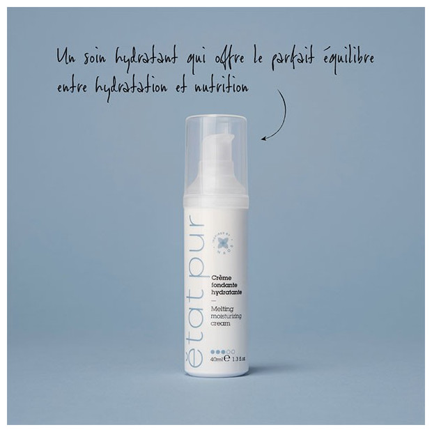 Crème Fondante Hydratante Visage et Cou, 40ml Etat pur - Parashop