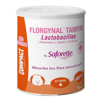 Florgynal Tampon Mini Avec Applicateur. Boîte 9