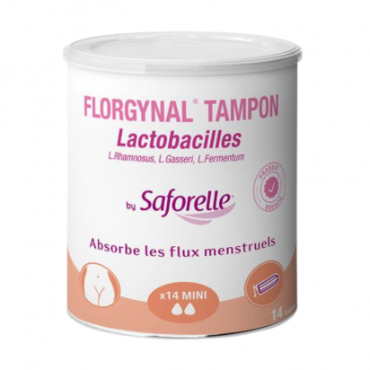 Florgynal Tampon Probiotique Mini. Boîte 14