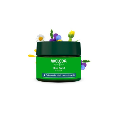 Weleda SKIN FOOD Visage Crème de Nuit Nourissante, 50ml | Parashop.com