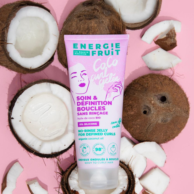 COCO CURL Gelée soin coiffant définition des boucles, 200ml Energie Fruit - Parashop