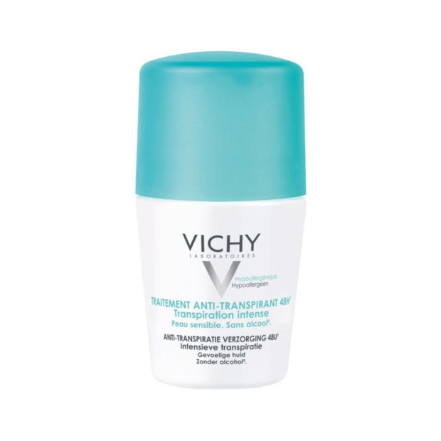 VICHY Déodorant Anti-Transpirant 48H Roll-On, 50ml | Parashop.com