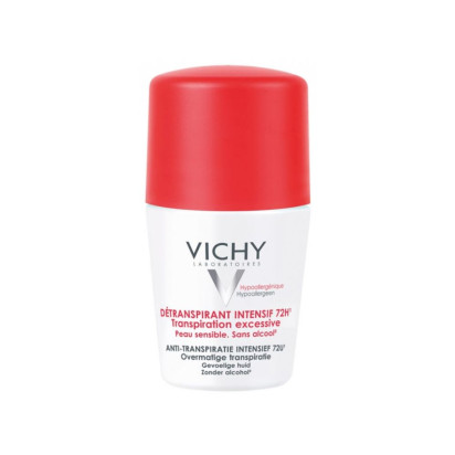 VICHY Détranspirant Intensif 72H Transpiration Excessive, 50ml | Parashop.com