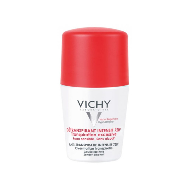 VICHY Détranspirant Intensif 72H Transpiration Excessive, 50ml | Parashop.com