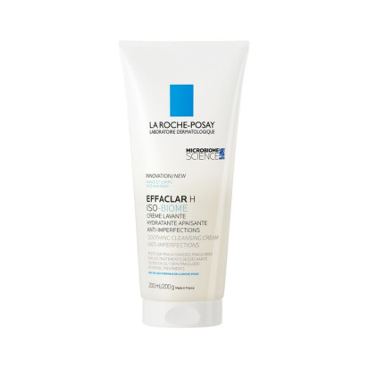 La Roche-Posay EFFACLAR H Iso-Biome Crème Lavante Hydratante Apaisante, 200ml | Parashop.com