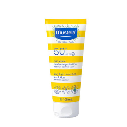 Lait Solaire Très Haute Protection Bébé-Enfant-Famille Spf50+, 100ml