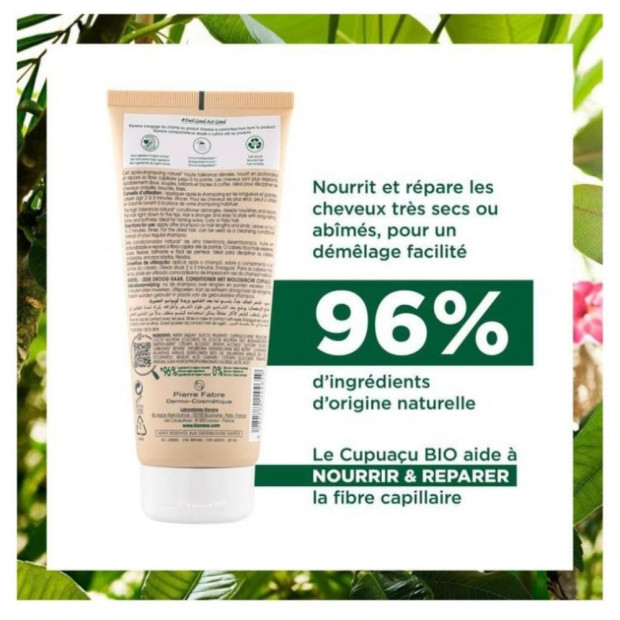 Réparation Après-Shampoing Au Cupuaçu Bio Cheveux Très Secs, 200ml