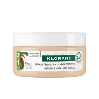 Réparation Masque 3En1 Au Beurre De Cupuaçu Bio Cheveux Très Secs, 150ml