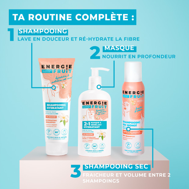 ENERGIE FRUIT Shampoing sec monoï, 150ml | Parashop.com
