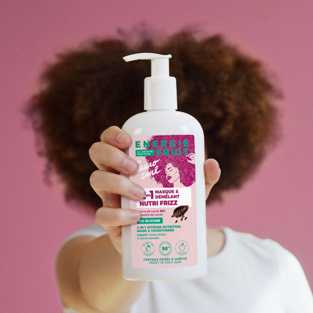 Energie Fruit Masque 2en1 nutri intense poudre et beurre de cacao bio, 300ml | Parashop.com